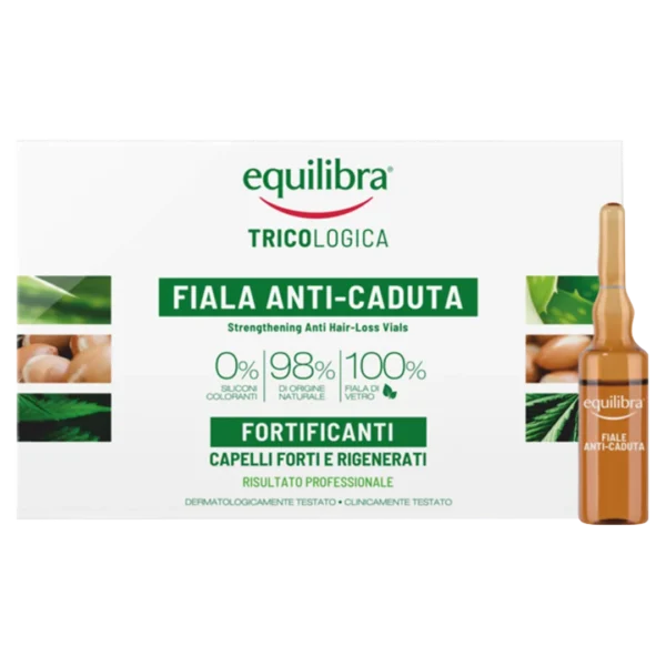 Equilibra wzmacnijące ampułki przeciw wypadaniu włosów, 10 x 8 ml