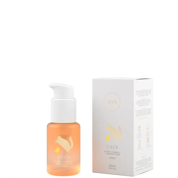 YOPE serum do twarzy C-KICK z witaminą C i śliwką kakadu, 30 ml