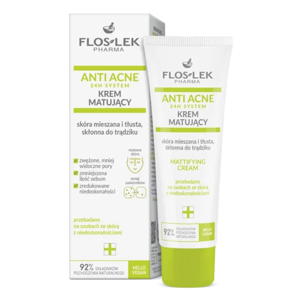 Floslek Anti Acne 24h System krem matujący, 50 ml