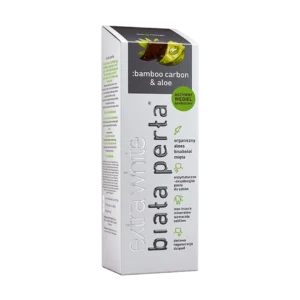 Biała Perła Bamboo Carbon & Aloe wybielająca pasta do zębów, 75 ml