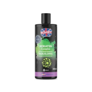 RONNEY Keratin Complex odbudowujący szampon z kompleksem keratynowym do włosów kruchych i cienkich, 300 ml