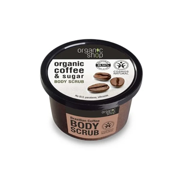 Organic Shop scrub do ciała, brazylijska kawa, 250 ml