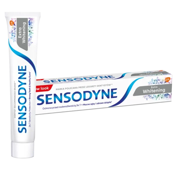 Sensodyne Extra Whitening pasta do zębów z fluorkiem, 75 ml - obrazek 3