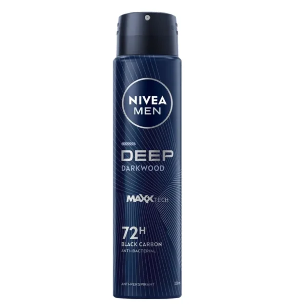 Nivea Men Deep Darkwood antyperspirant w sprayu, 250 ml