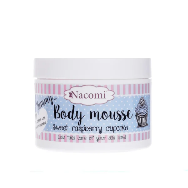 Nacomi odżywczy mus do ciała malinowa babeczka, 180 ml
