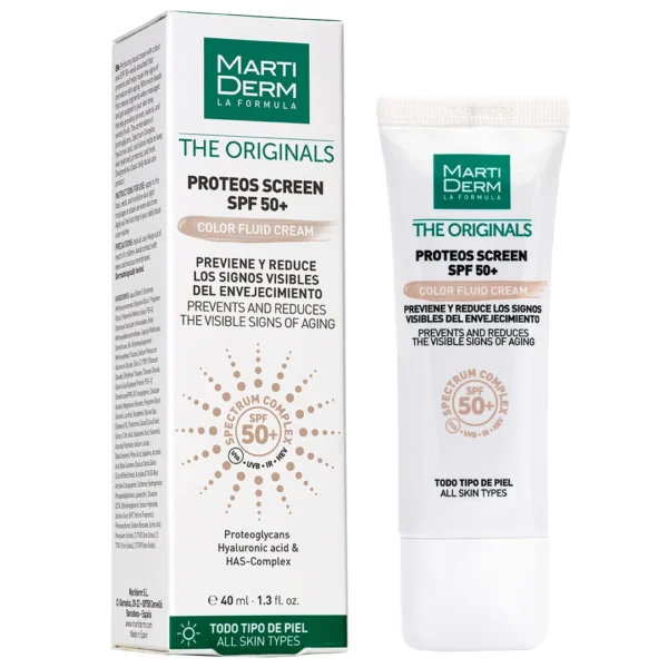 Martiderm The Originals Proteos Screen SPF50 + Color Fluid fluid ochronny, 40ml - obrazek 7