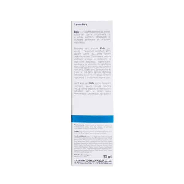 Bioliq Dermo krem wzmacniająco-ochronny do cery naczynkowej, 30 ml - obrazek 4