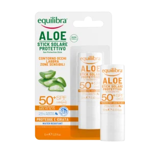 Equilibra Aloe sztyft przeciwsłoneczny UVA UVB SPF50+, 12 ml