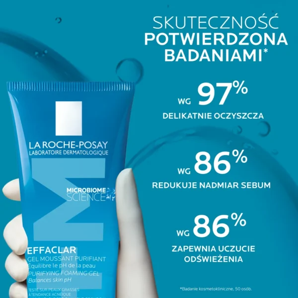 La Roche-Posay Effaclar oczyszczający żel do twarzy, 200 ml - obrazek 4