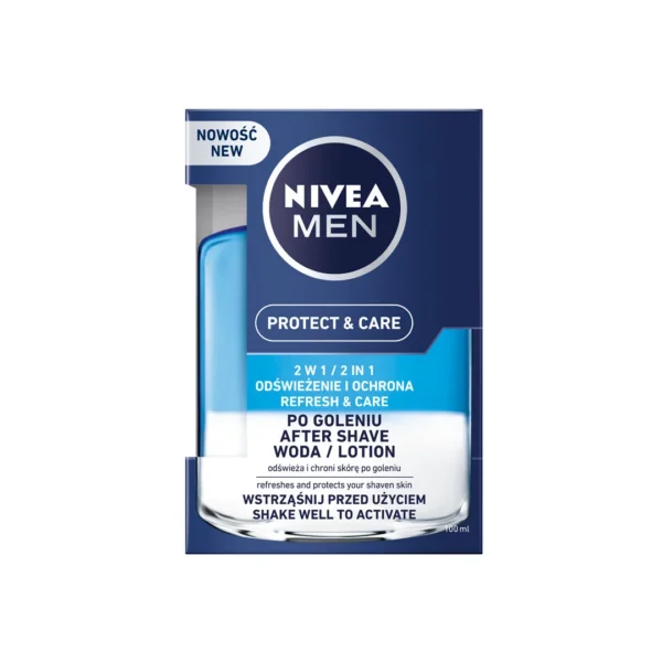 Nivea Men Protect & Care woda po goleniu 2 w 1, 100 ml