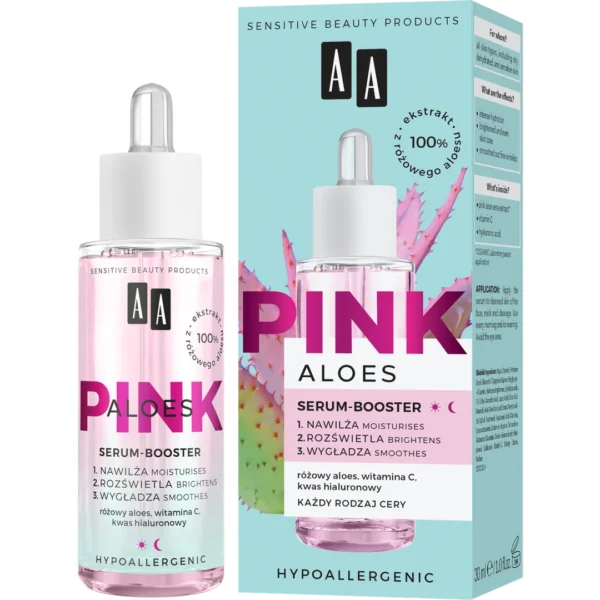 AA ALOES PINK Serum-booster na dzień i na noc, 40 ml