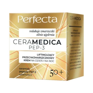 Perfecta Ceramedica PEP-3 liftingujący przeciwzmarszczkowy krem na dzień i na noc 50+, 50 ml