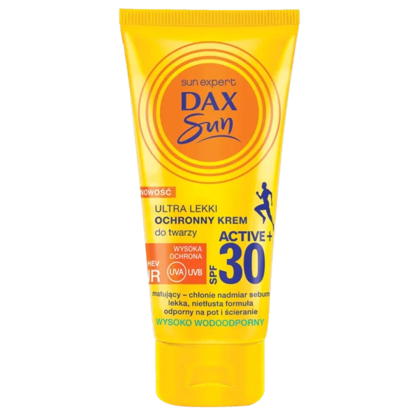 Dax Sun Ultralekki Ochronny Krem Do Twarzy Spf 30 Active+, 50 ml