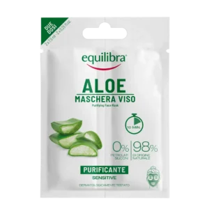 Equilibra aloesowa oczyszczająca maseczka do twarzy, 2 x 7,5 ml
