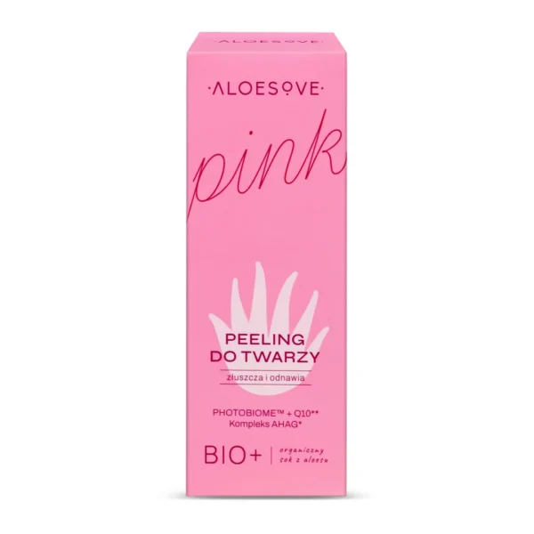 Aloesove Pink peeling do twarzy, 50 ml - obrazek 3