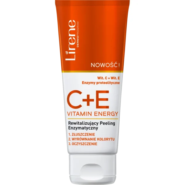 Lirene C+E VITAMIN ENERGY rewitalizujący peeling enzymatyczny, 75 ml