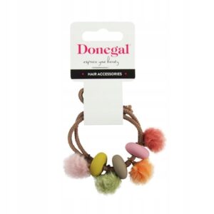DONEGAL Ozdoby do włosów – gumka (FA-5630) – mix kolorów