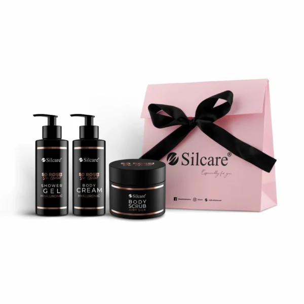 Silcare Zestaw do pielęgnacji dłoni Pasta + Serum + Krem So Rose! So Gold! (150+75+30ml)